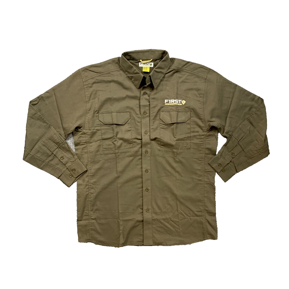 First Tactical Shirt Mens XL Long Sleeve Utility Work Military Law Enforcement